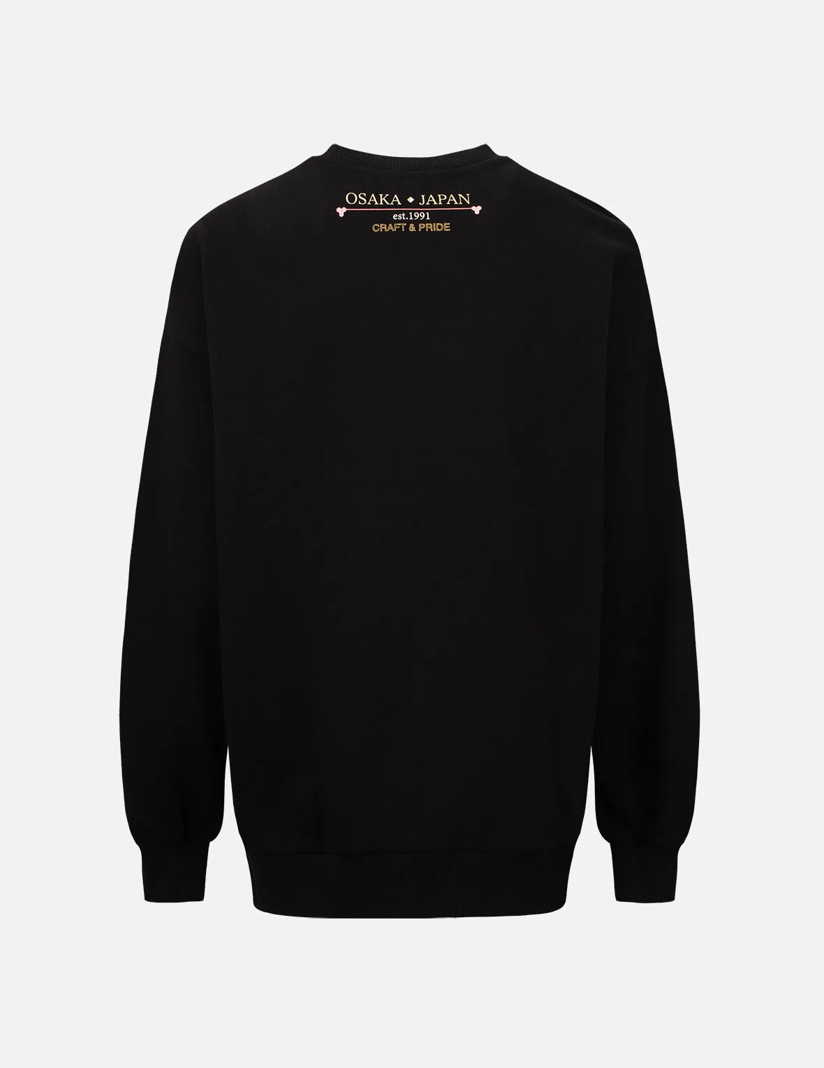 Brocade Seagull Appliqué Sweatshirt