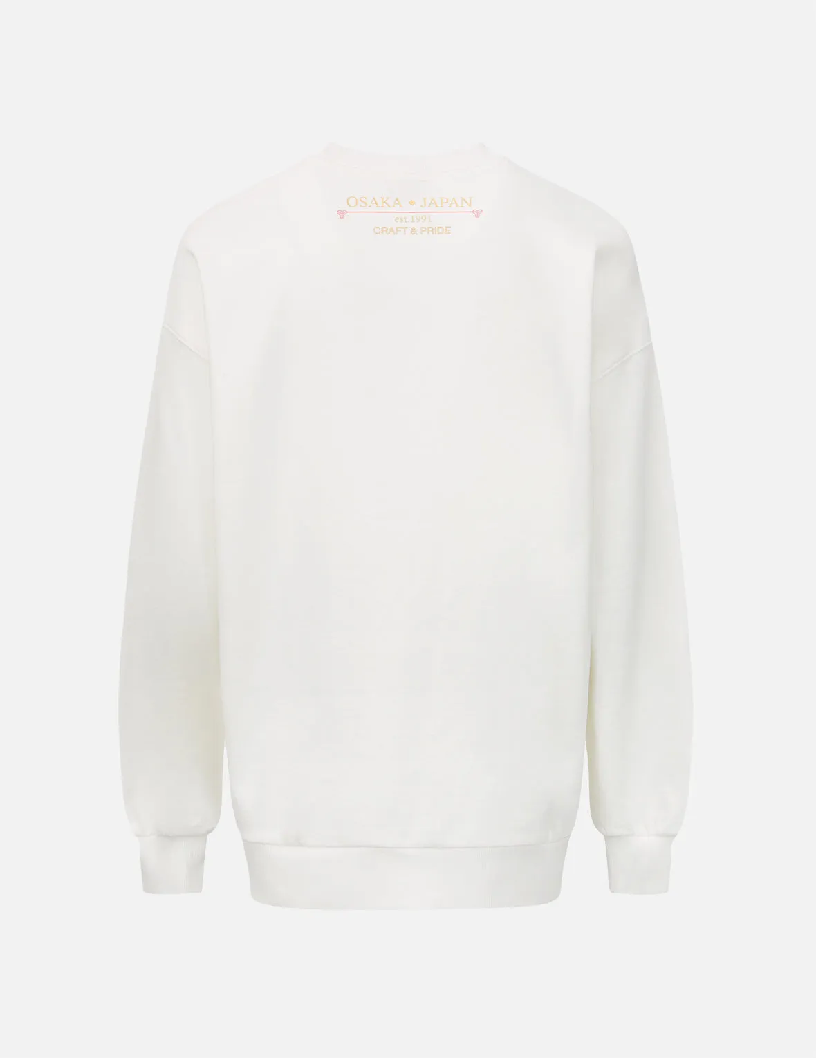 Brocade Seagull Appliqué Sweatshirt