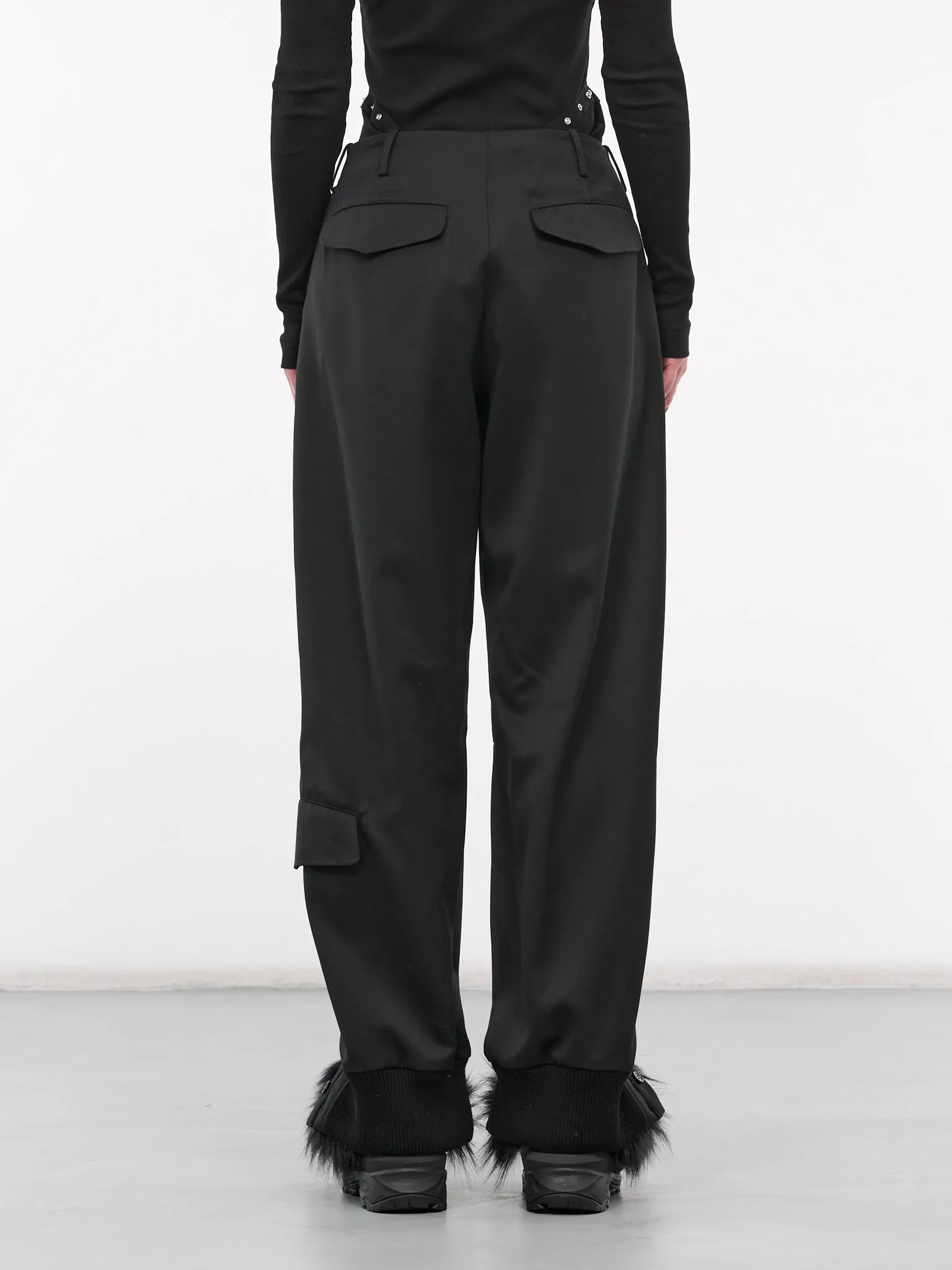 Button Placket Trousers (4125-0458-BLACK)