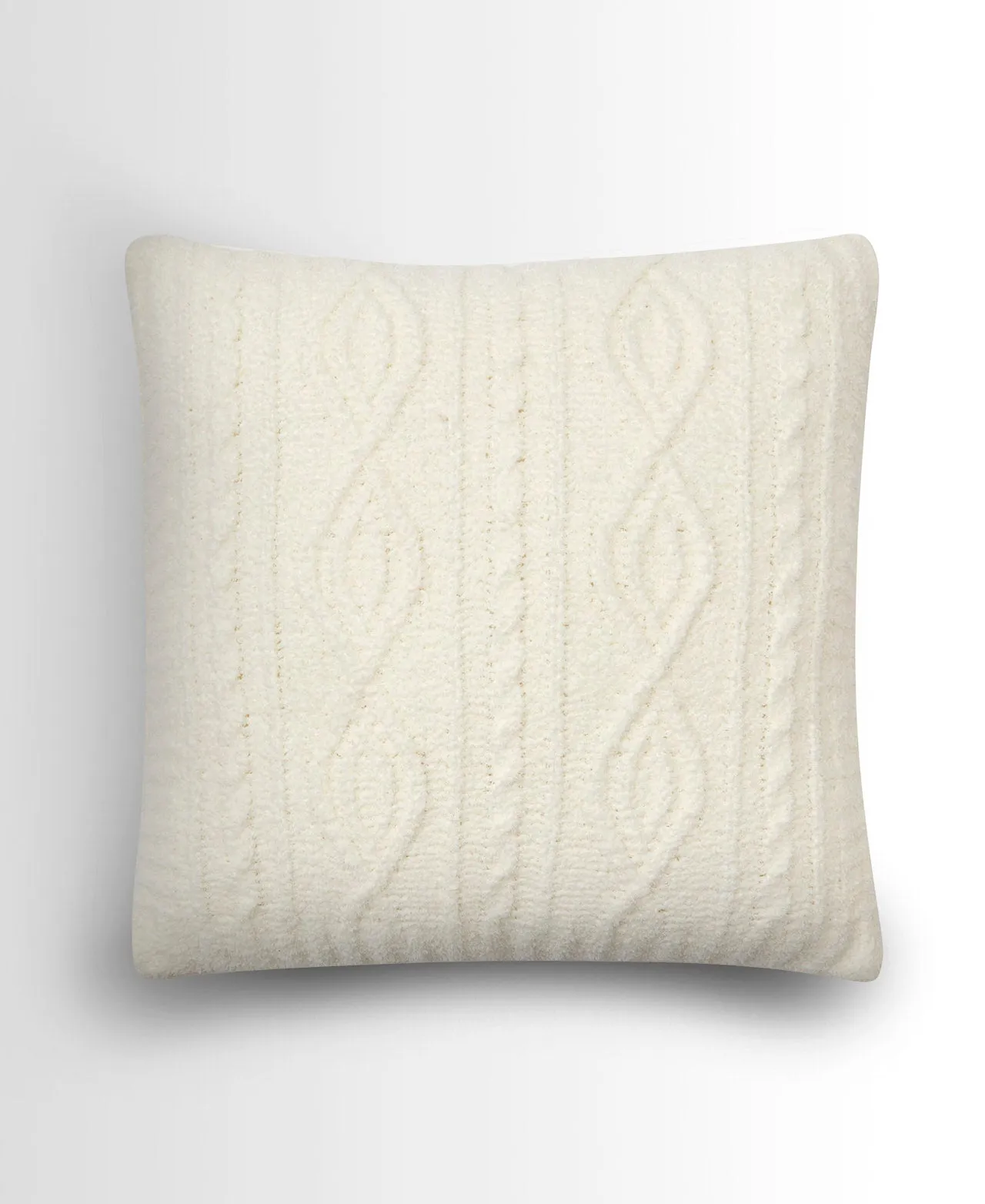 Cable Knit Plush Pillow