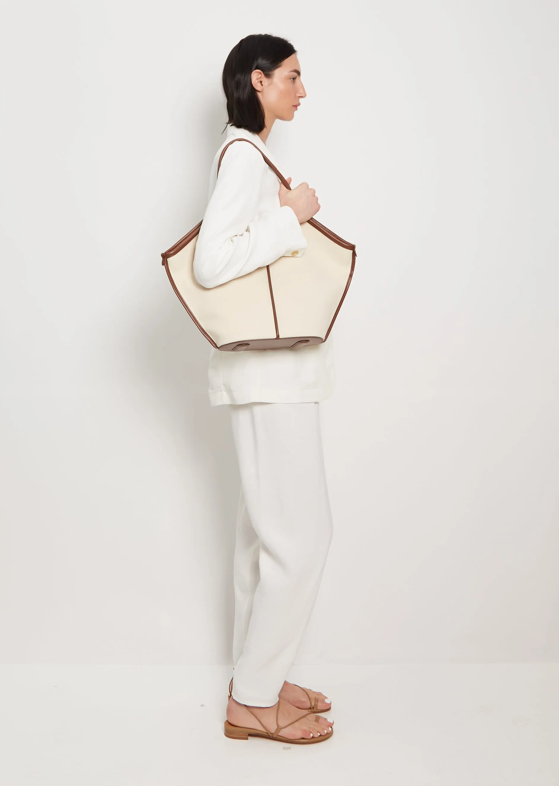 Calella Bag — Beige/Chestnut