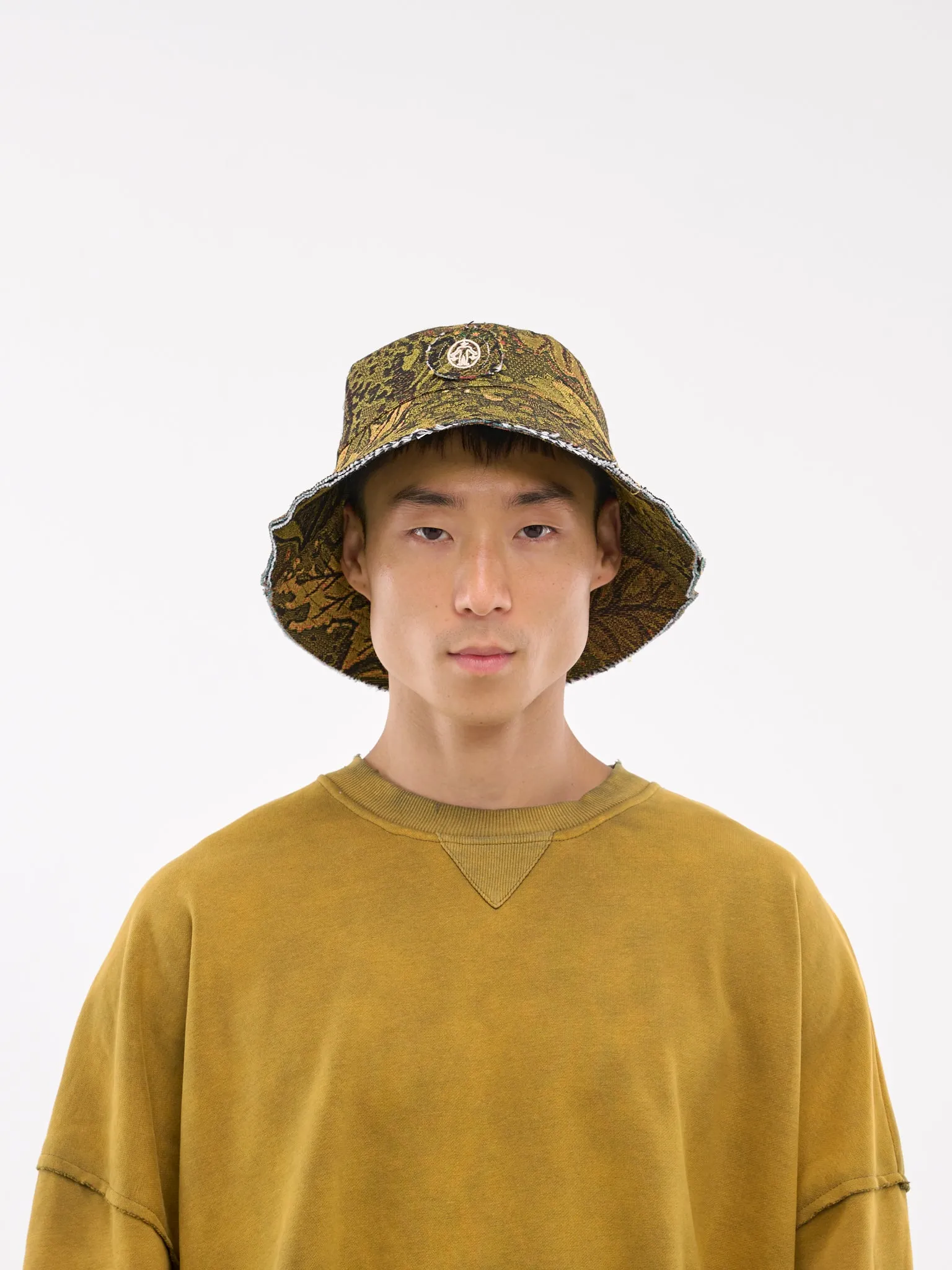 Camouflage Jacquard Bucket Hat (CAMOUFLAGE-JACQUARD-BUCKET-GRE)