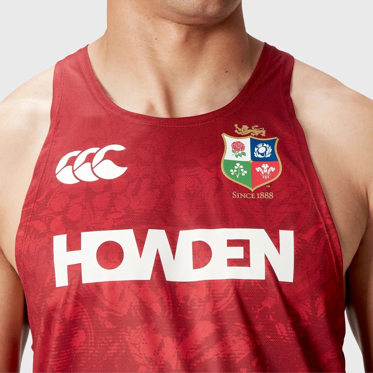 Canterbury British & Irish Lions Men's Poly Singlet Red