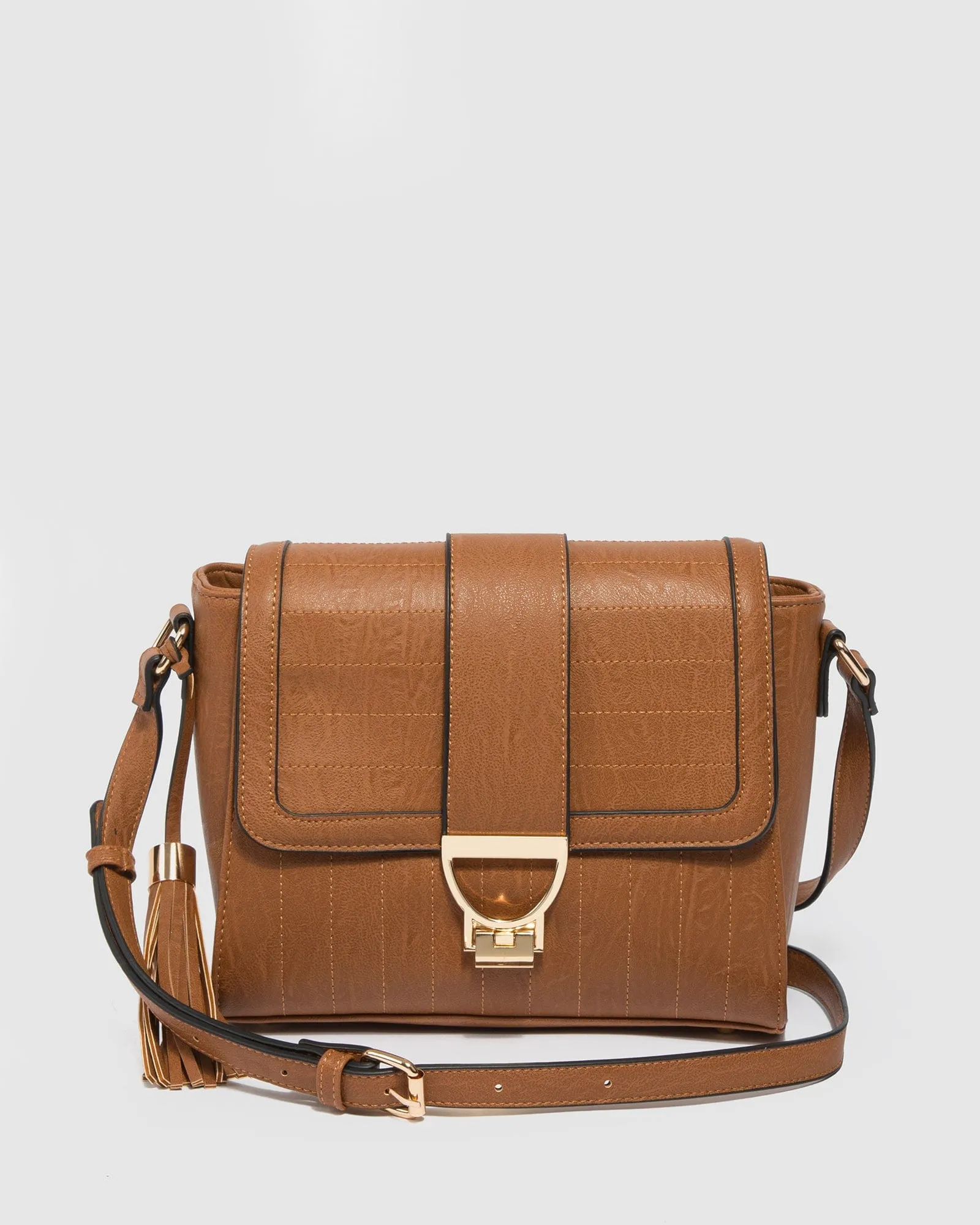 Caramel Dianna Crossbody Bag