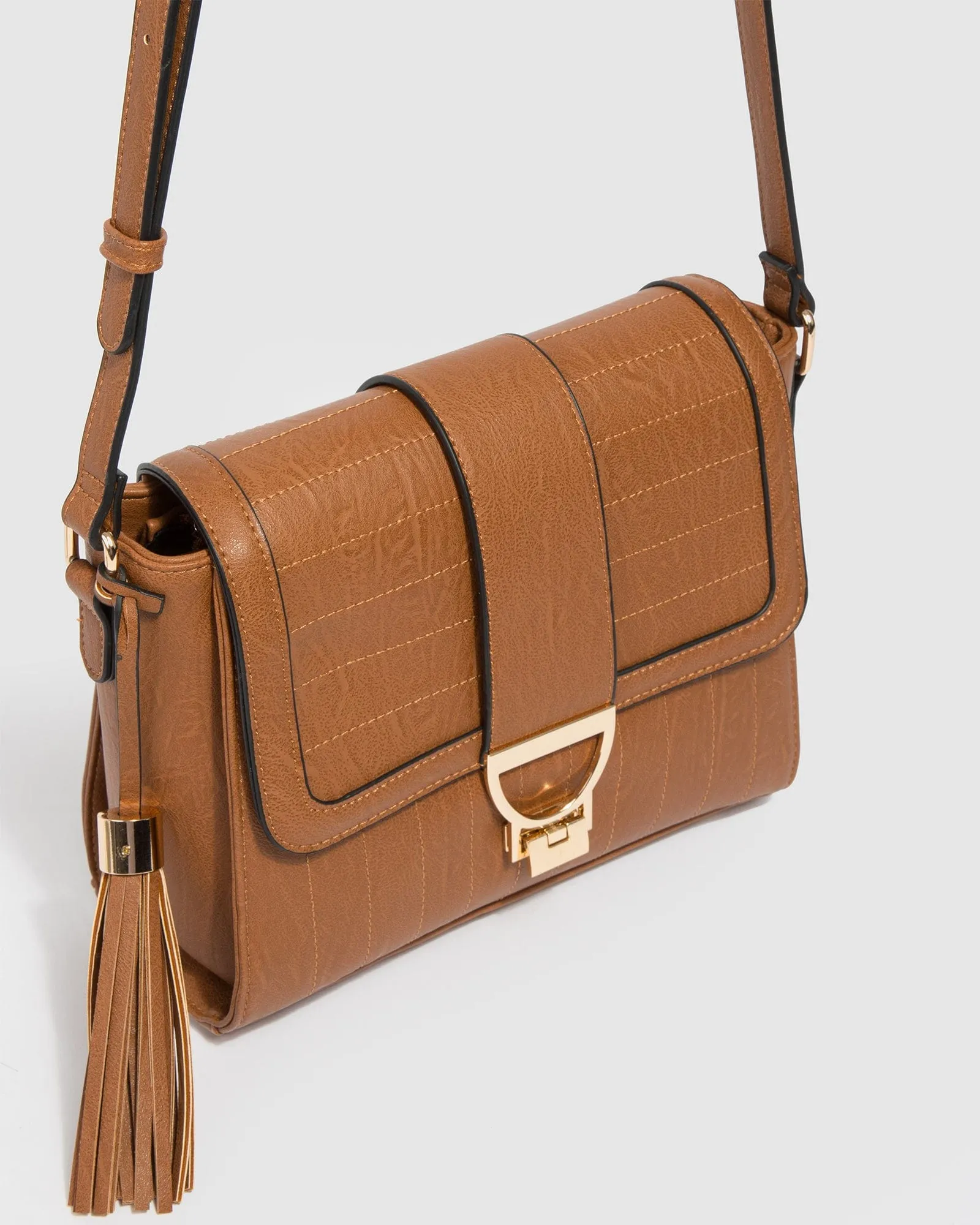 Caramel Dianna Crossbody Bag