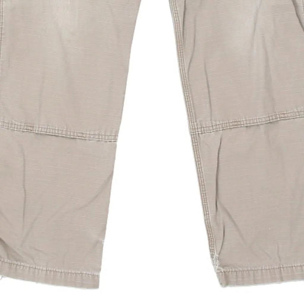 Carhartt Carpenter Trousers - 36W 32L Beige Cotton