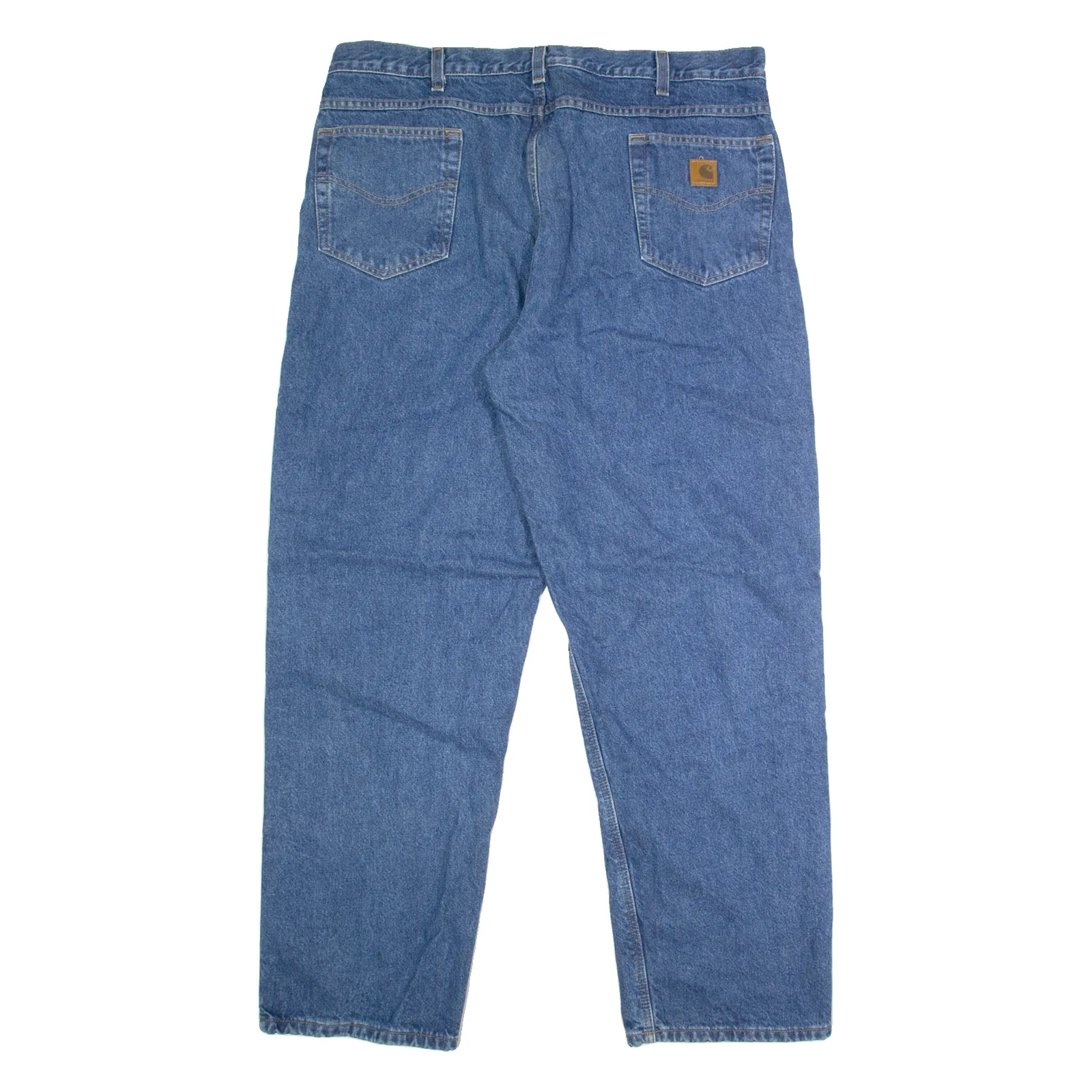 CARHARTT Mens Jeans Blue Regular Straight W40 L32