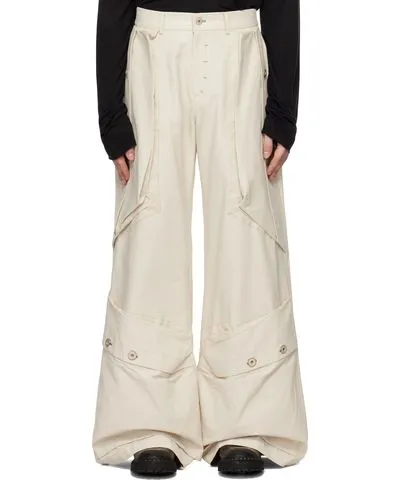 CARNET-ARCHIVE Off-White Wide Mass Trousers