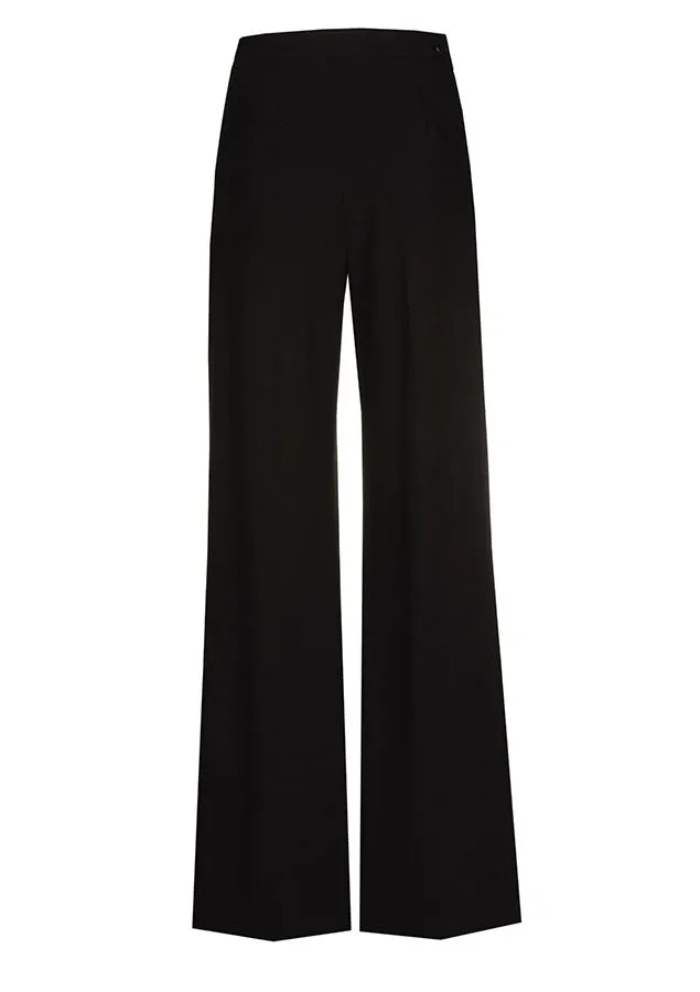 Caroline Biss BUTTERFLY DETAIL STRAIGHT-FIT TROUSERS