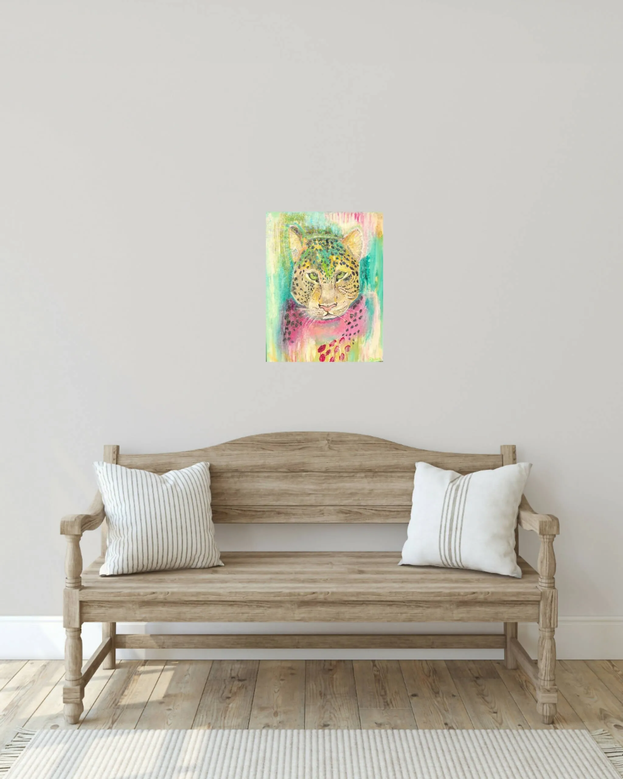 Artwork of Cat in Island Setting