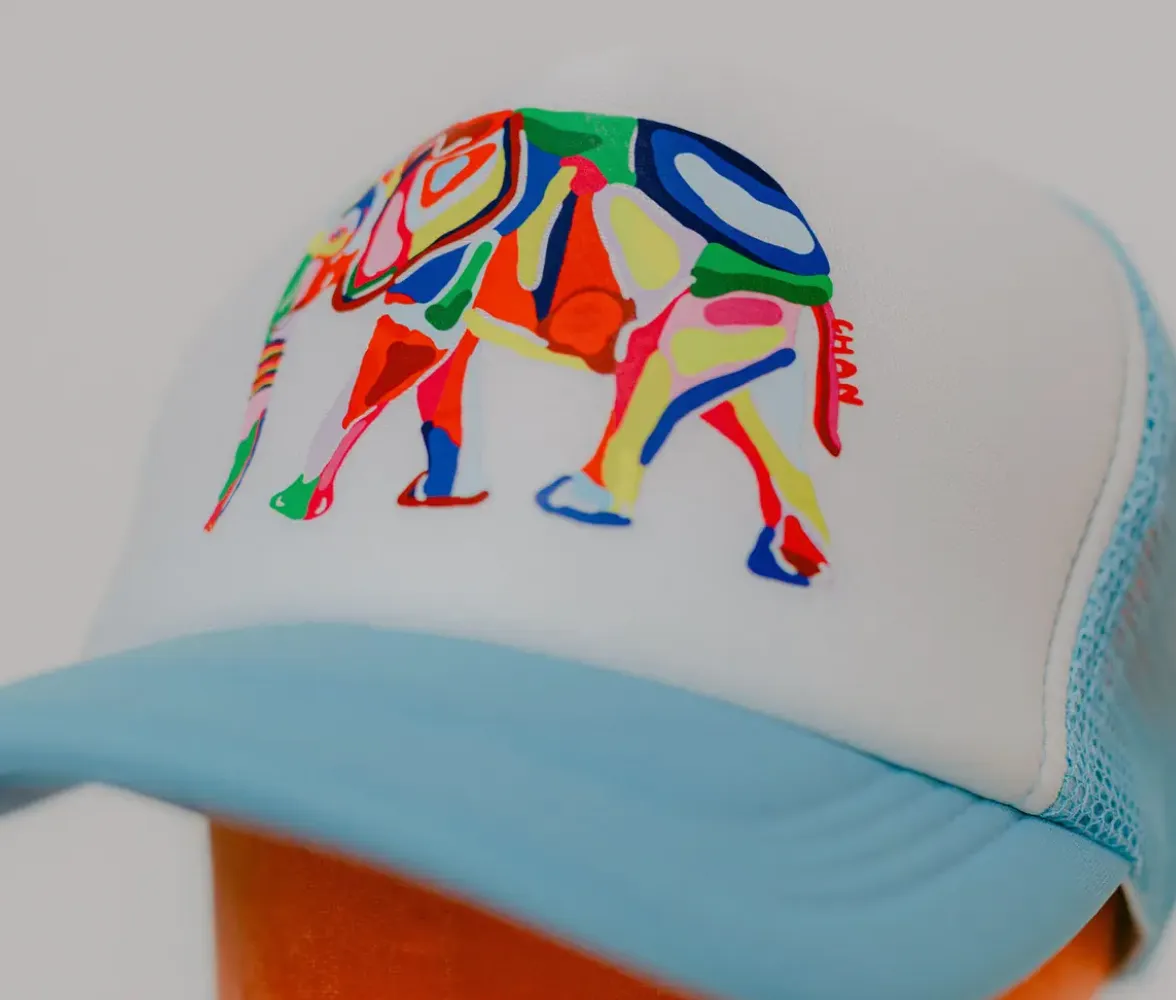 Chan Art Elephant Trucker Hat