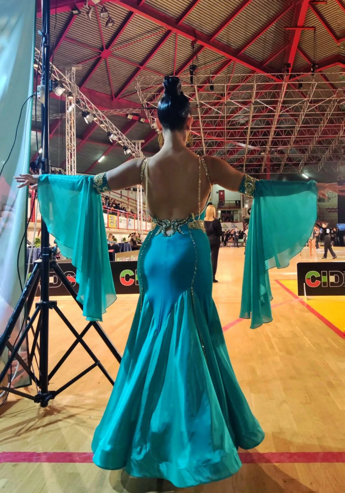 Jade Elegance Ballroom Dress