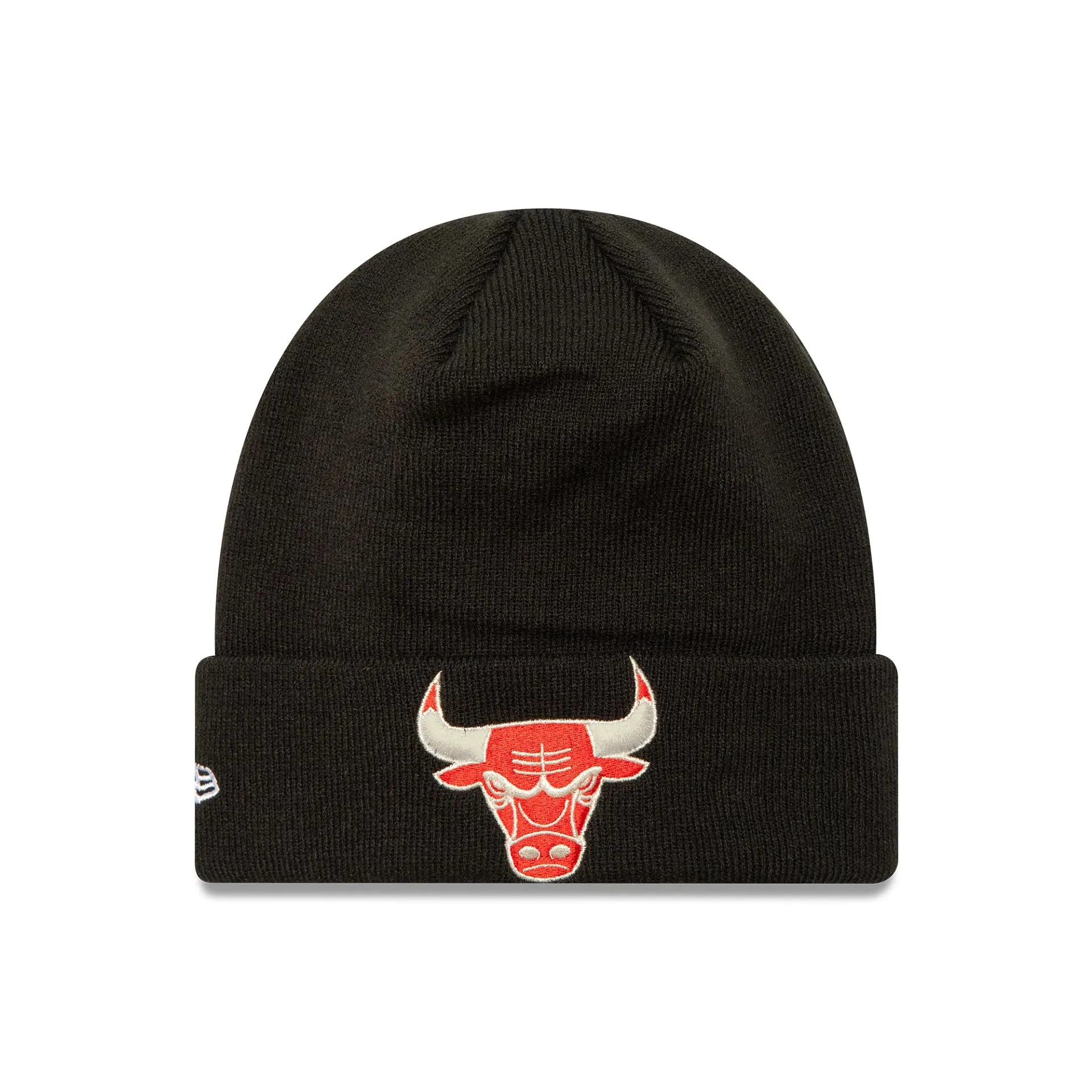 Chicago Bulls NBA Metallic Black Cuff Knit Beanie Hat