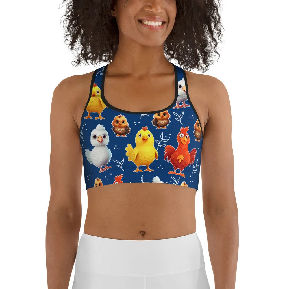 Chicken Sports Bra