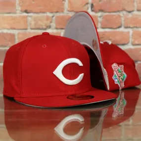 Cincinnati Reds 1990 World Series Gray Fitted Cap