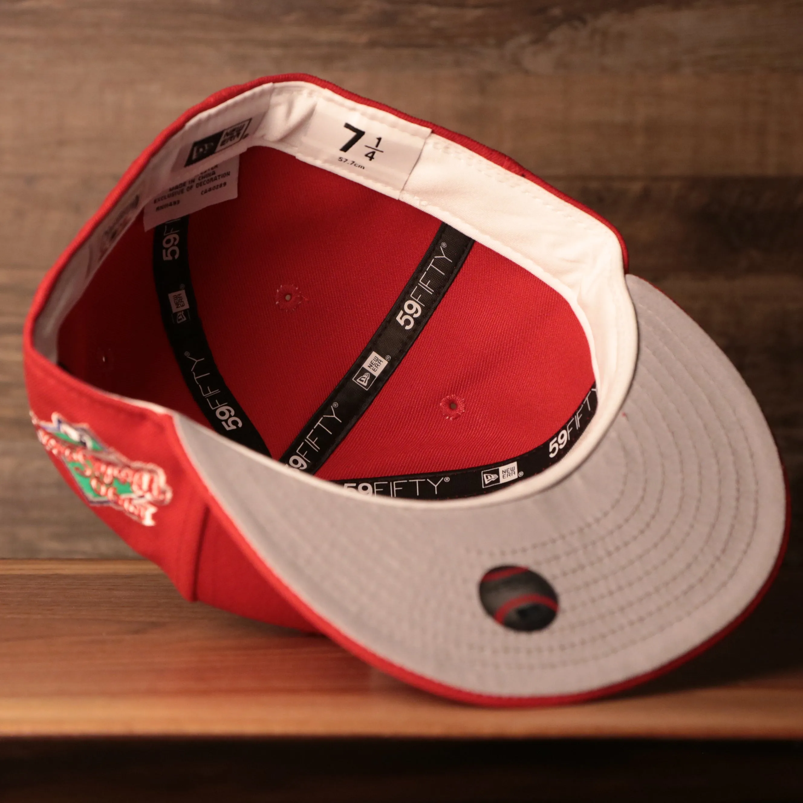 Cincinnati Reds 1990 World Series Gray Fitted Cap