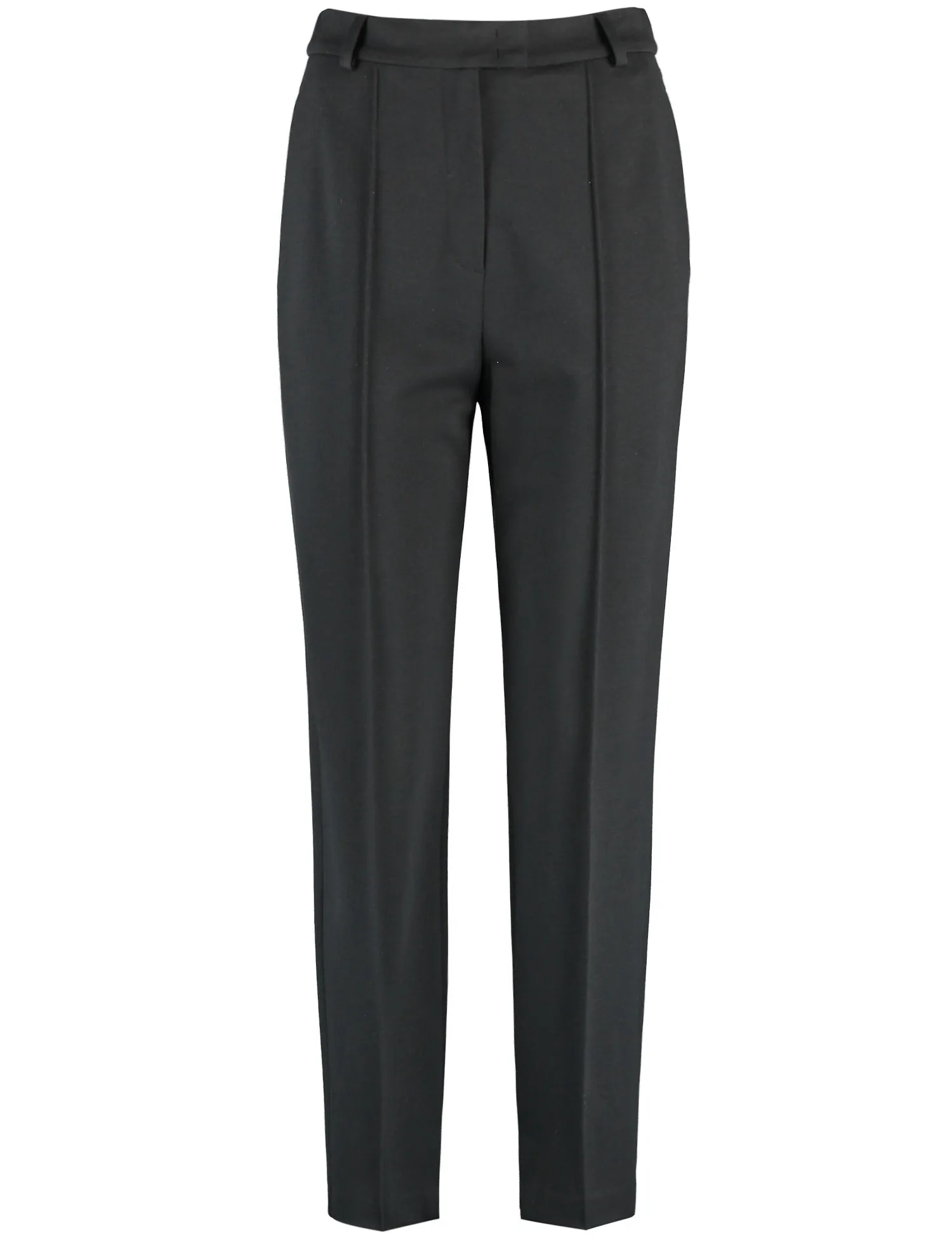 Classic 7/8-length trousers with vertical pintuck