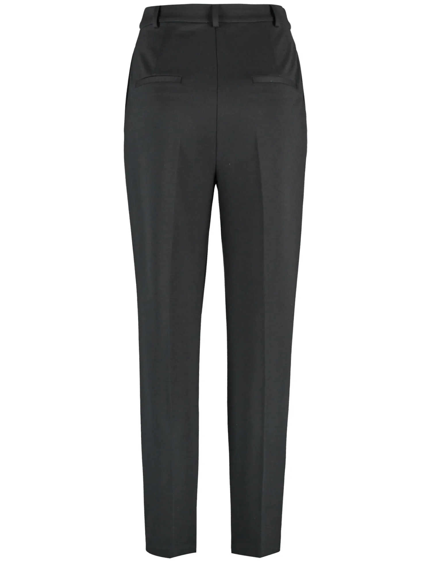 Classic 7/8-length trousers with vertical pintuck