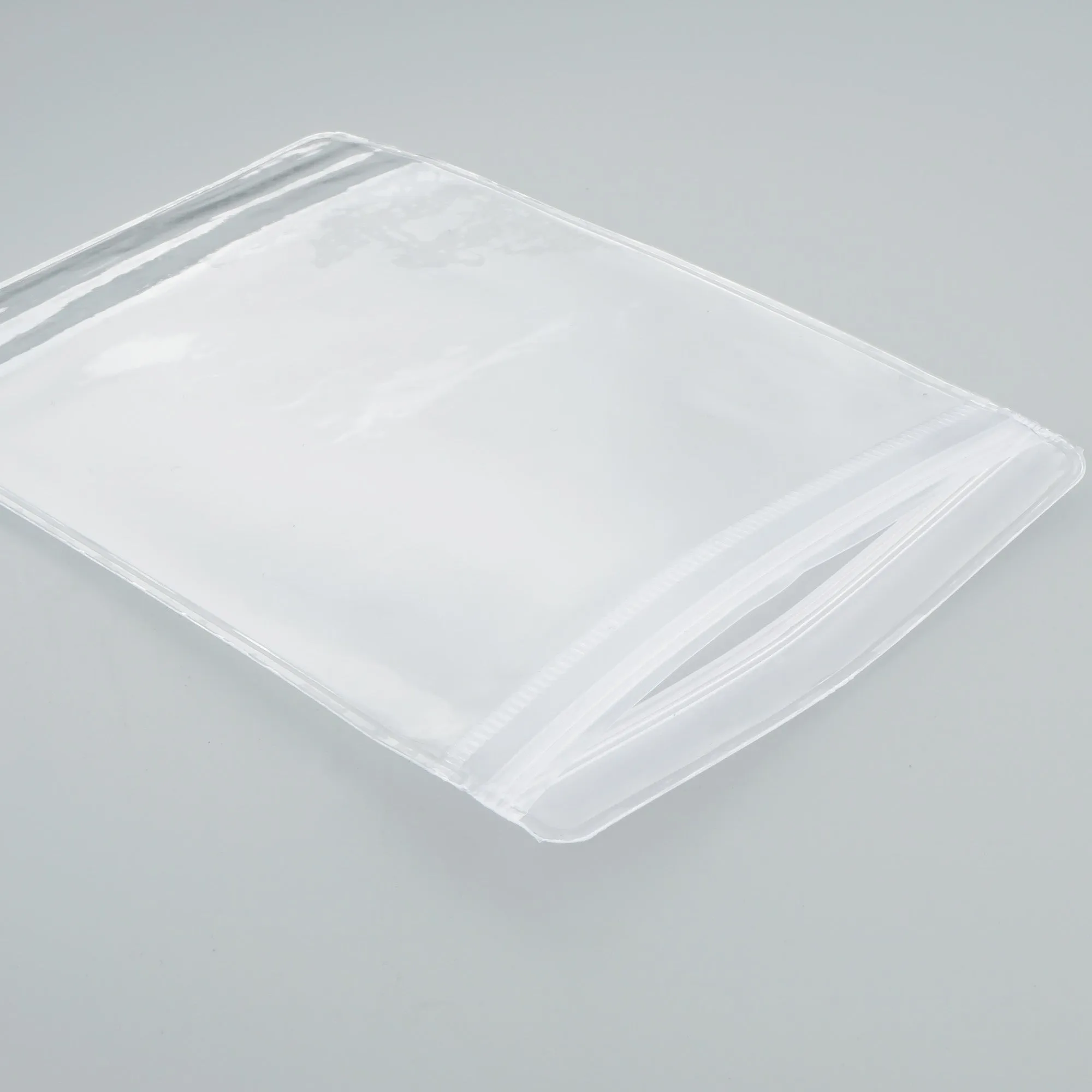 100 Clear PVC Zip Lock Jewelry Bags