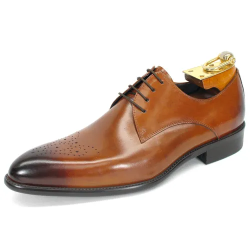 Genuine Calfskin Leather Oxfords