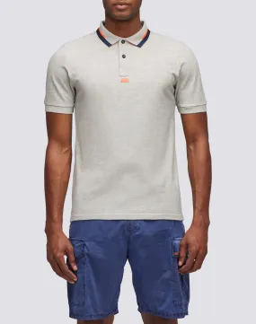 Cotton Combined Piquet Polo Shirt