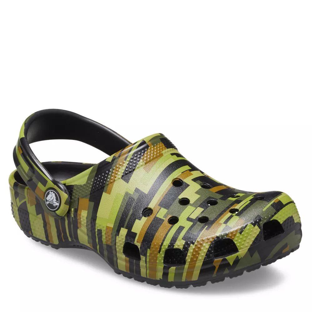 CROCS  BOYS LITTLE-BIG KID CLASSIC PRINT CLOG