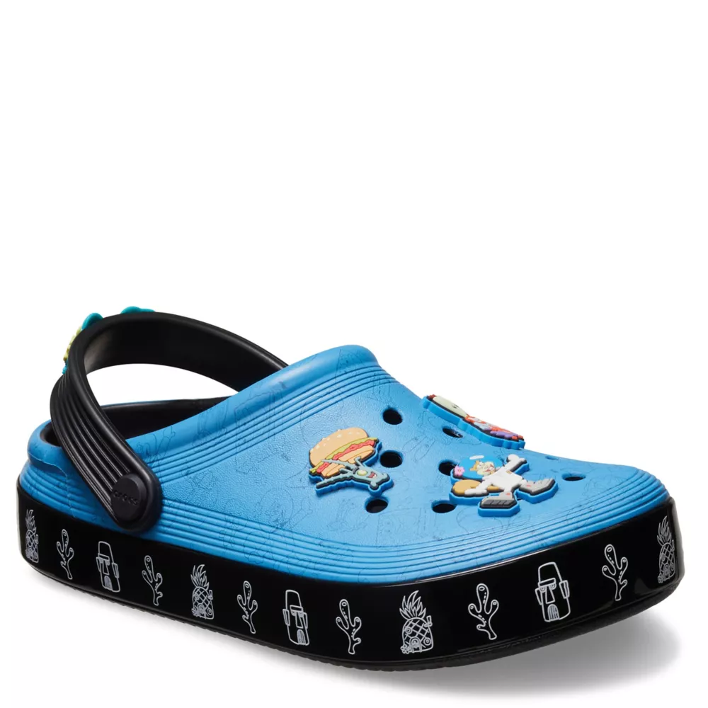 CROCS  BOYS LITTLE-BIG KID SPONGEBOB OFF COURT CLOG