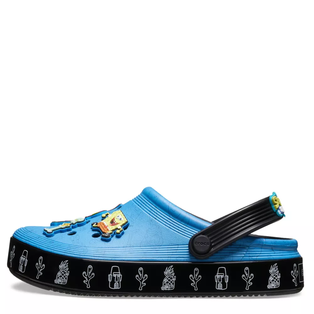 CROCS  BOYS LITTLE-BIG KID SPONGEBOB OFF COURT CLOG