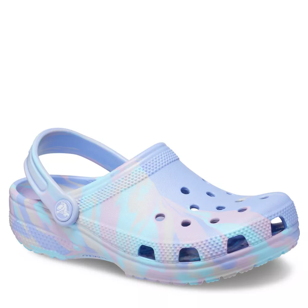 CROCS  GIRLS LITTLE-BIG KID CLASSIC MARBLE CLOG