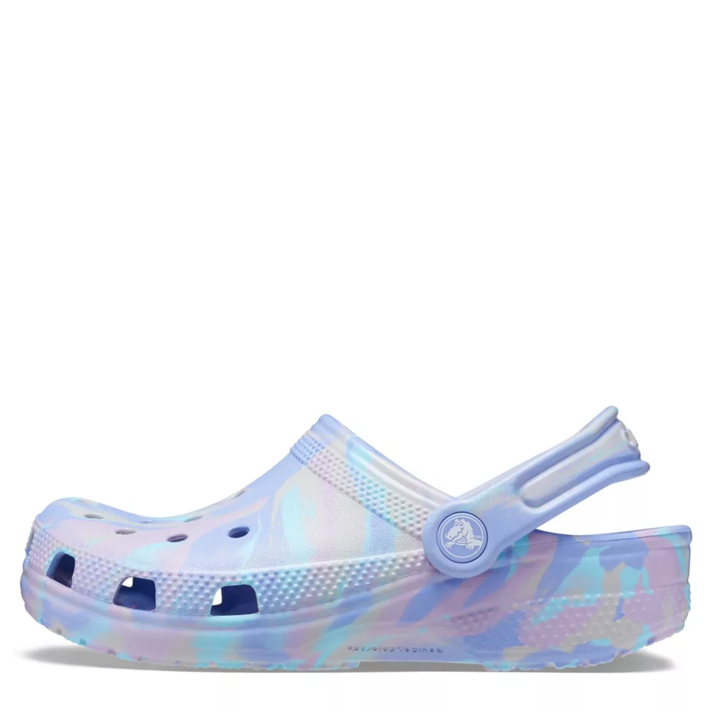 CROCS  GIRLS LITTLE-BIG KID CLASSIC MARBLE CLOG