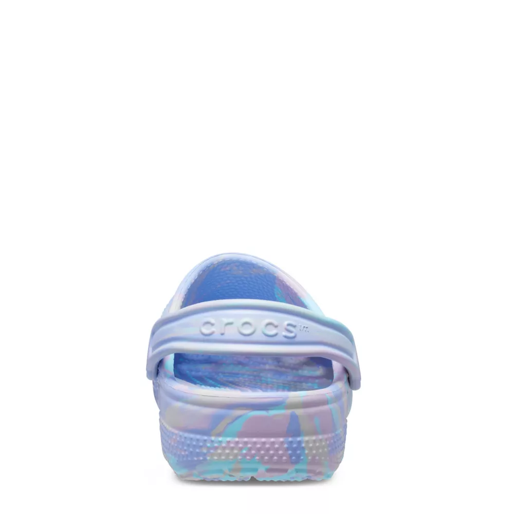 CROCS  GIRLS LITTLE-BIG KID CLASSIC MARBLE CLOG