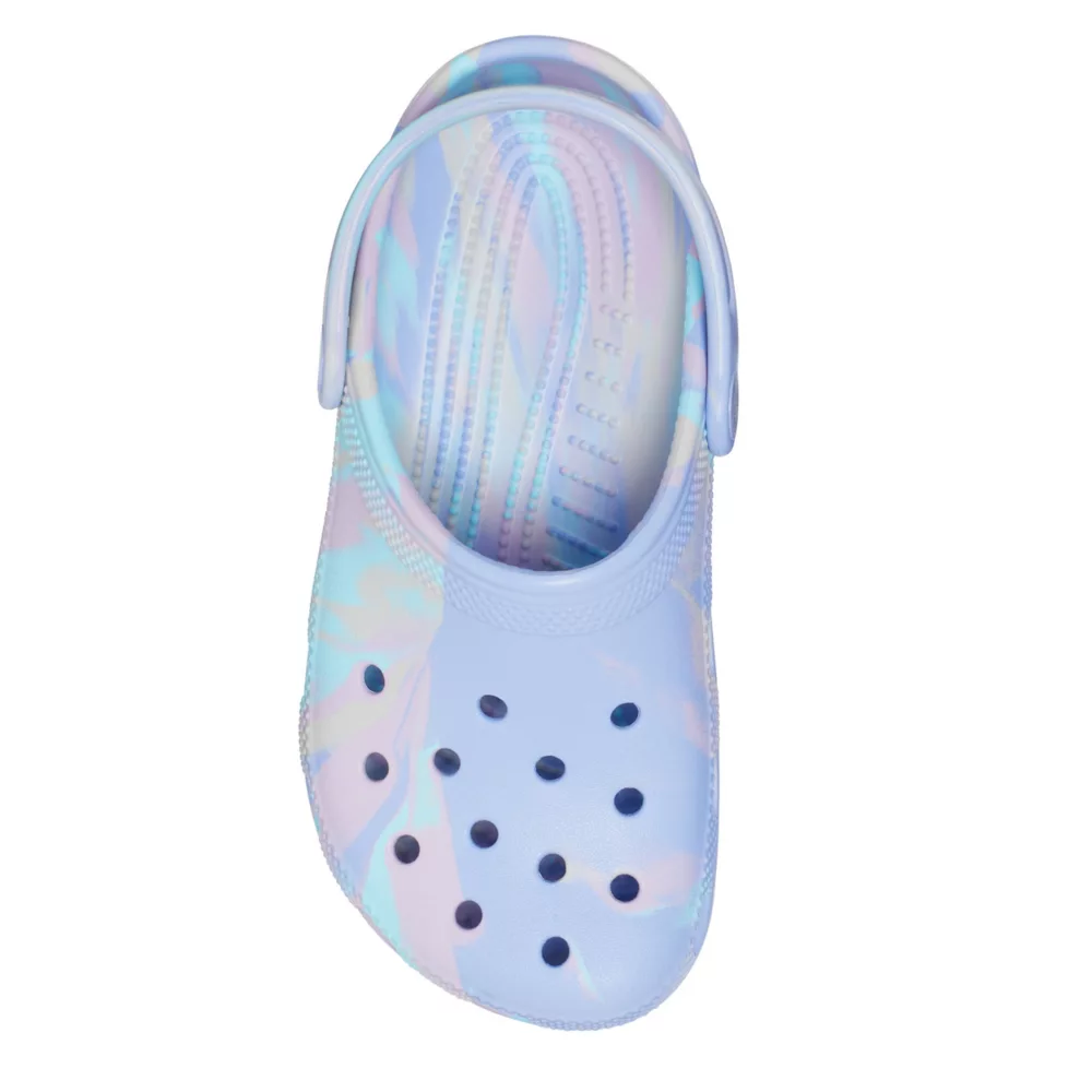 CROCS  GIRLS LITTLE-BIG KID CLASSIC MARBLE CLOG