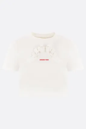 Cropped Cotton T-Shirt