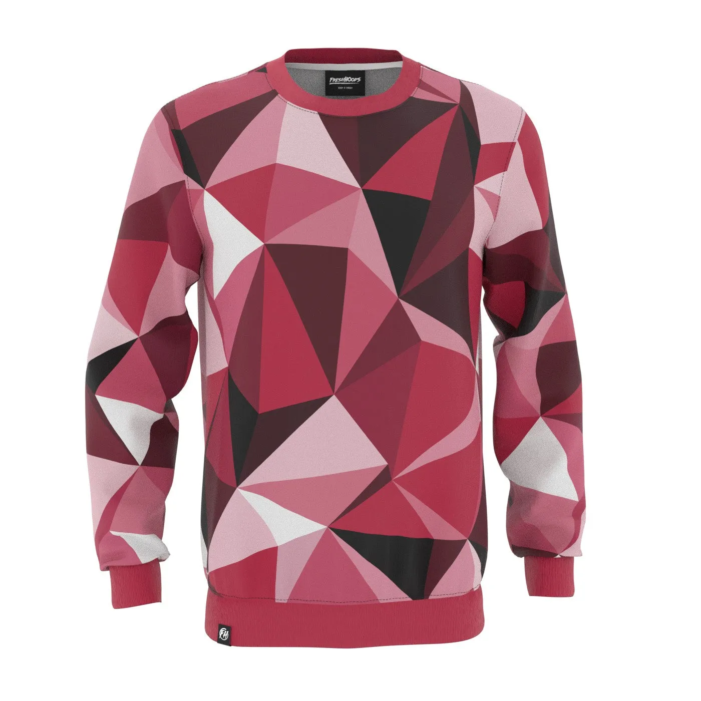 Cubes Magenta Sweatshirt