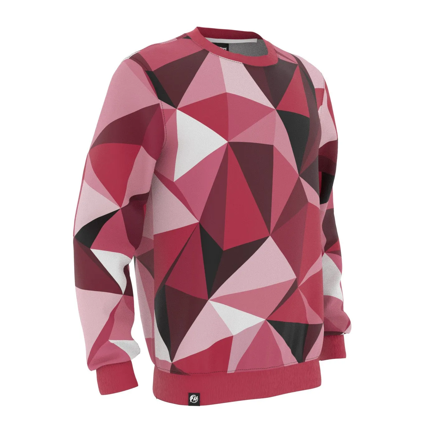 Cubes Magenta Sweatshirt