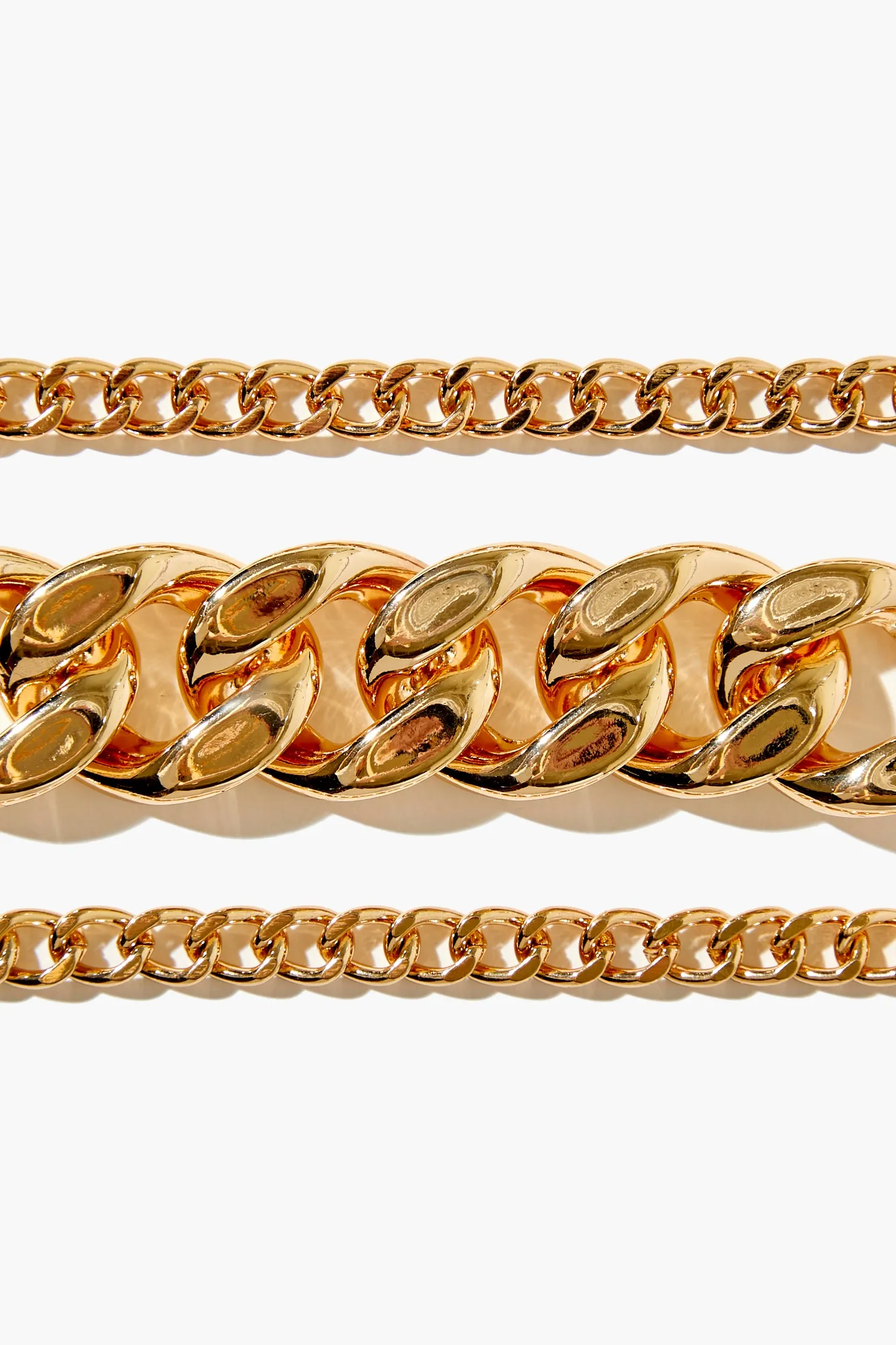 Curb Chain Bracelet Set