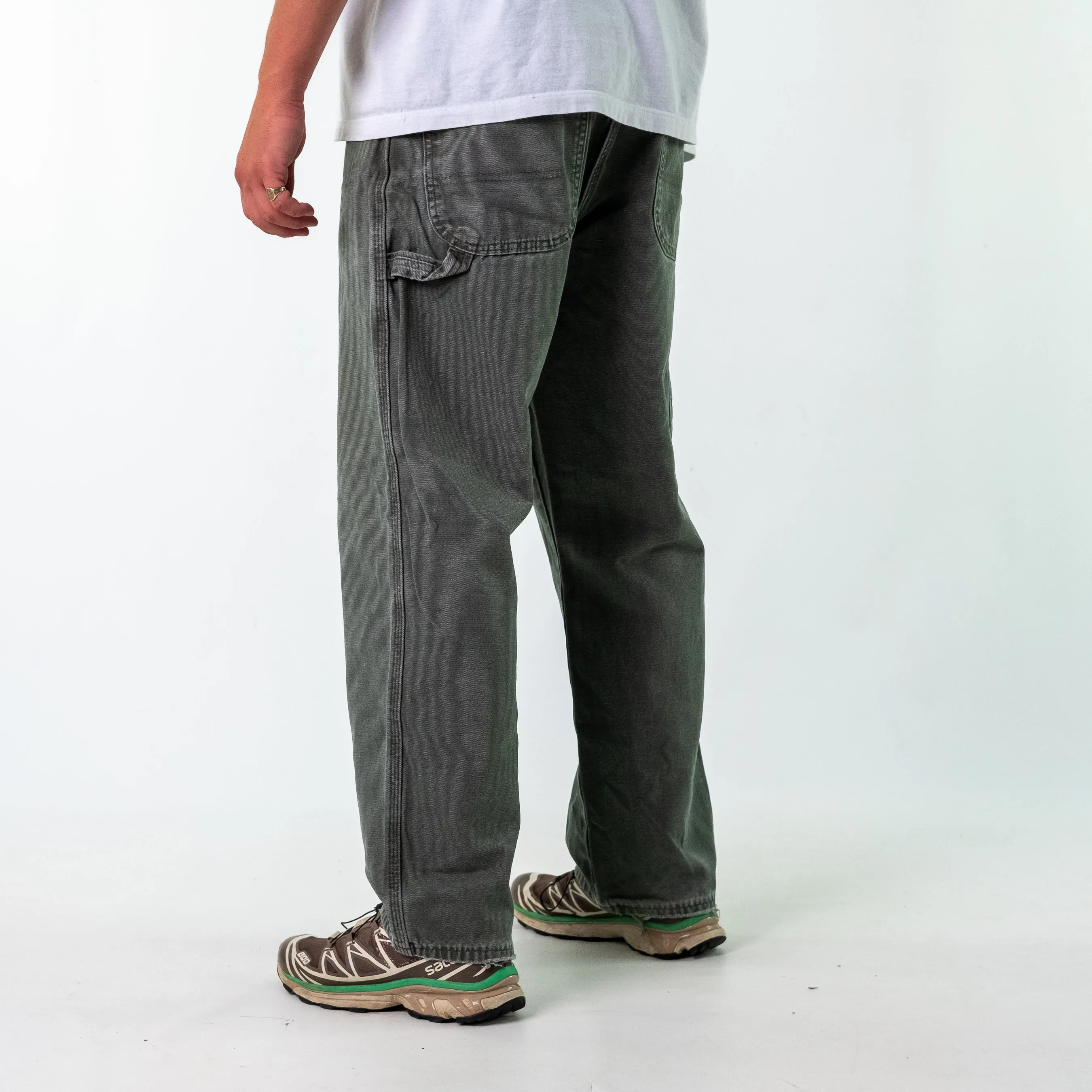 Dark Green y2ks Dickies Denim Carpenter Jeans Baggy Pants (36x30)