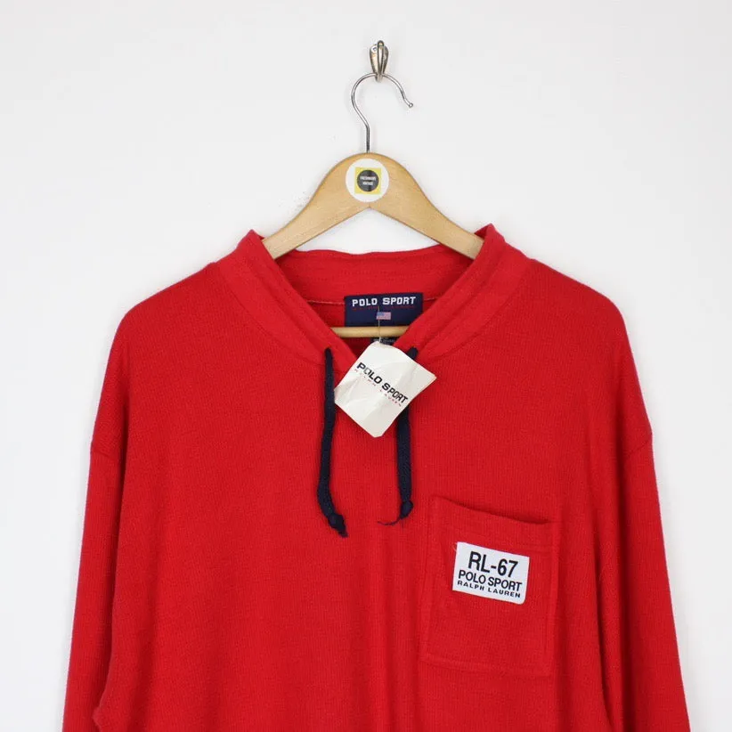 Deadstock Vintage Polo Sport Sweatshirt Large