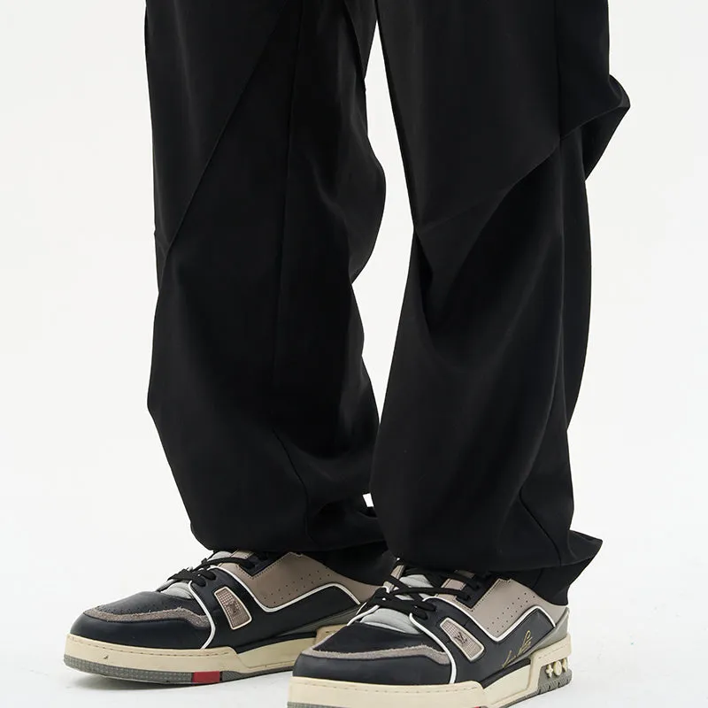 Deconstructed Draped Trousers