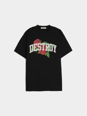 Destroyed Black Tee