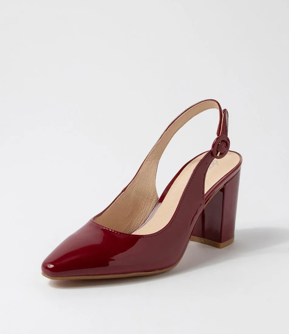 DIANA FERRARI Senice Cherry Patent Leather Heels