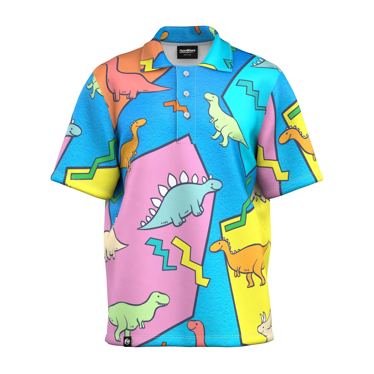 Dino Oversized Polo Shirt