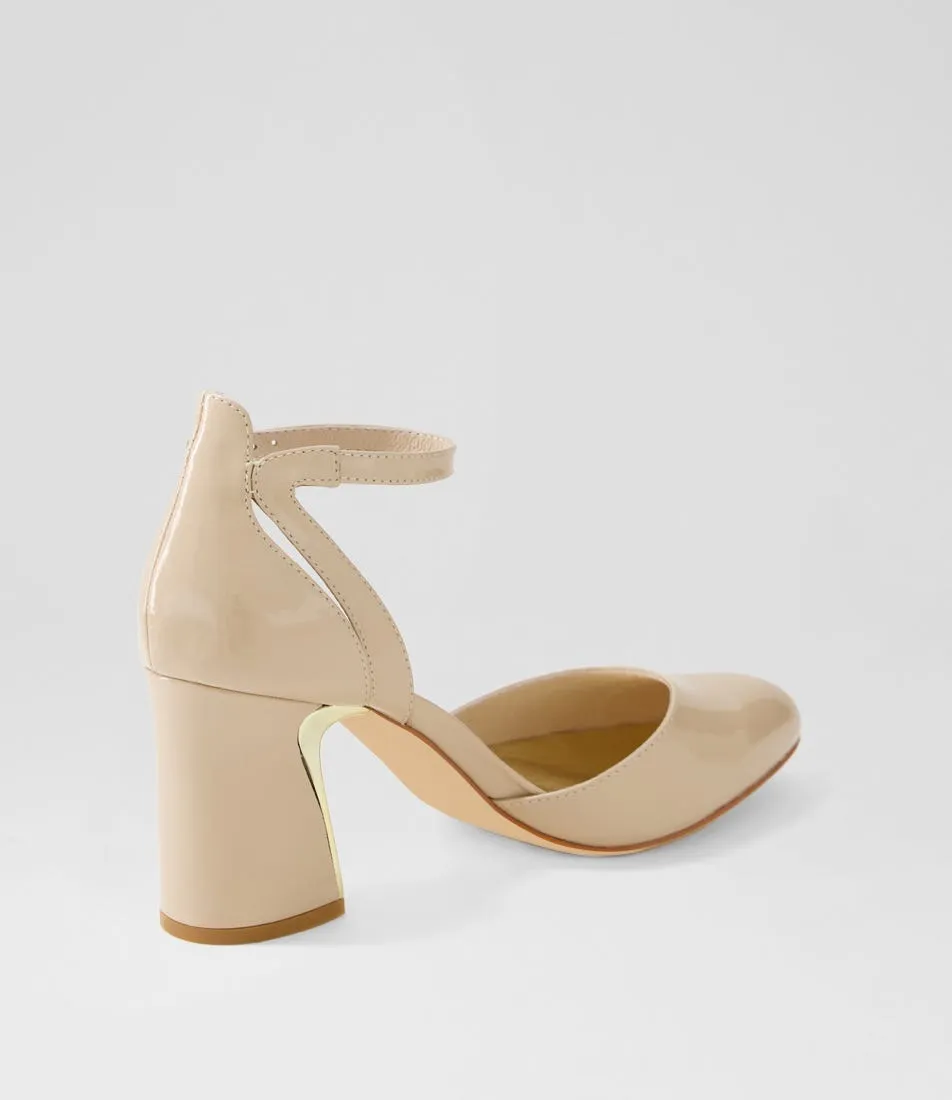 DJANGO & JULIETTE Killie Cafe Patent Leather Heels