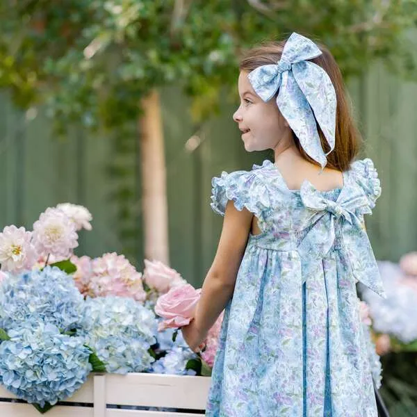 Dondolo Gardenia Girl Dress, Blue