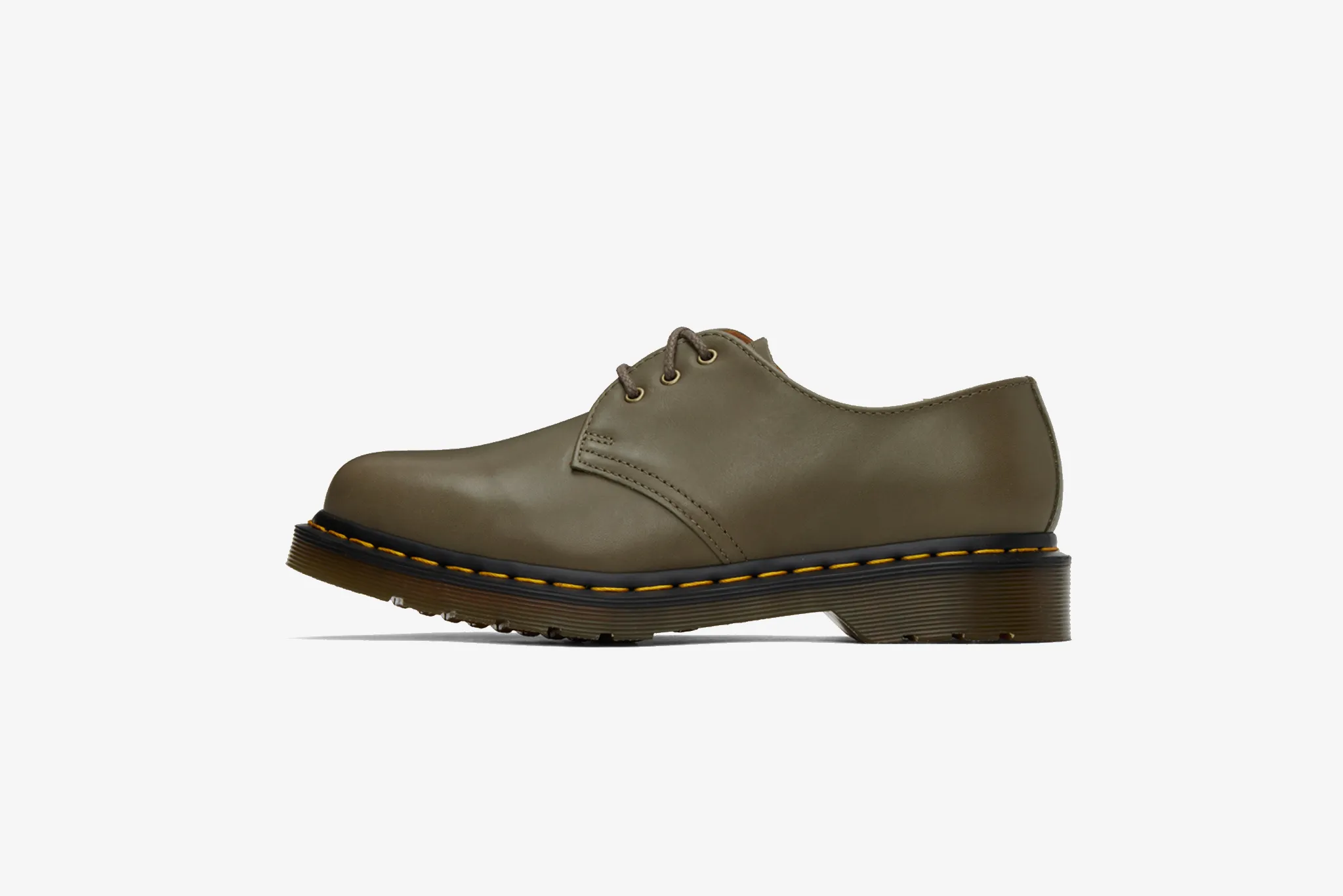 Dr. Martens 1461 Carrara Leather Oxfords Olive Green