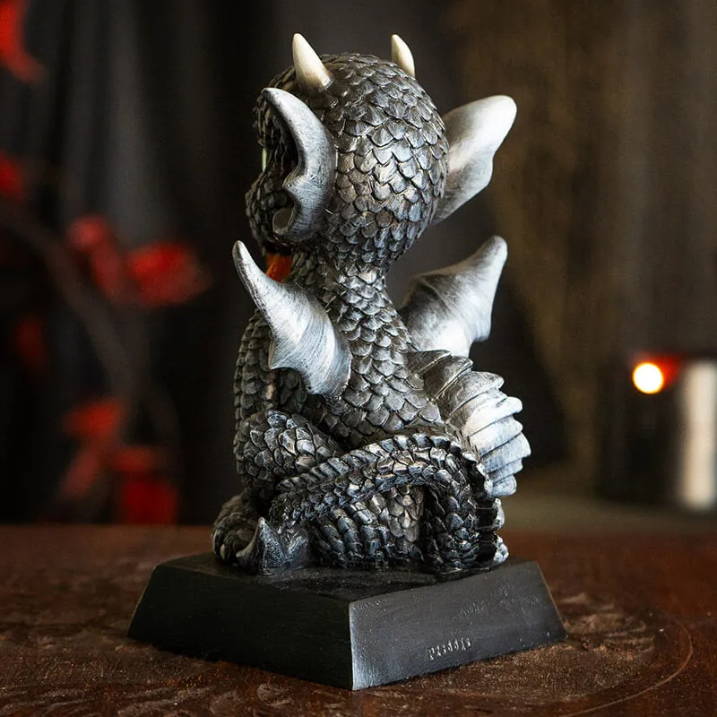 Dragon with a Girl Tattoo Figurine