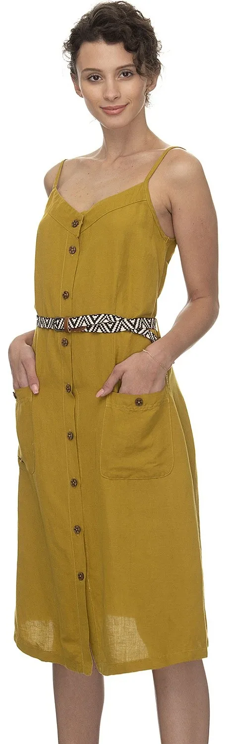 dress Ragwear Antolia Dress Organic - 6003/Mustard - women´s