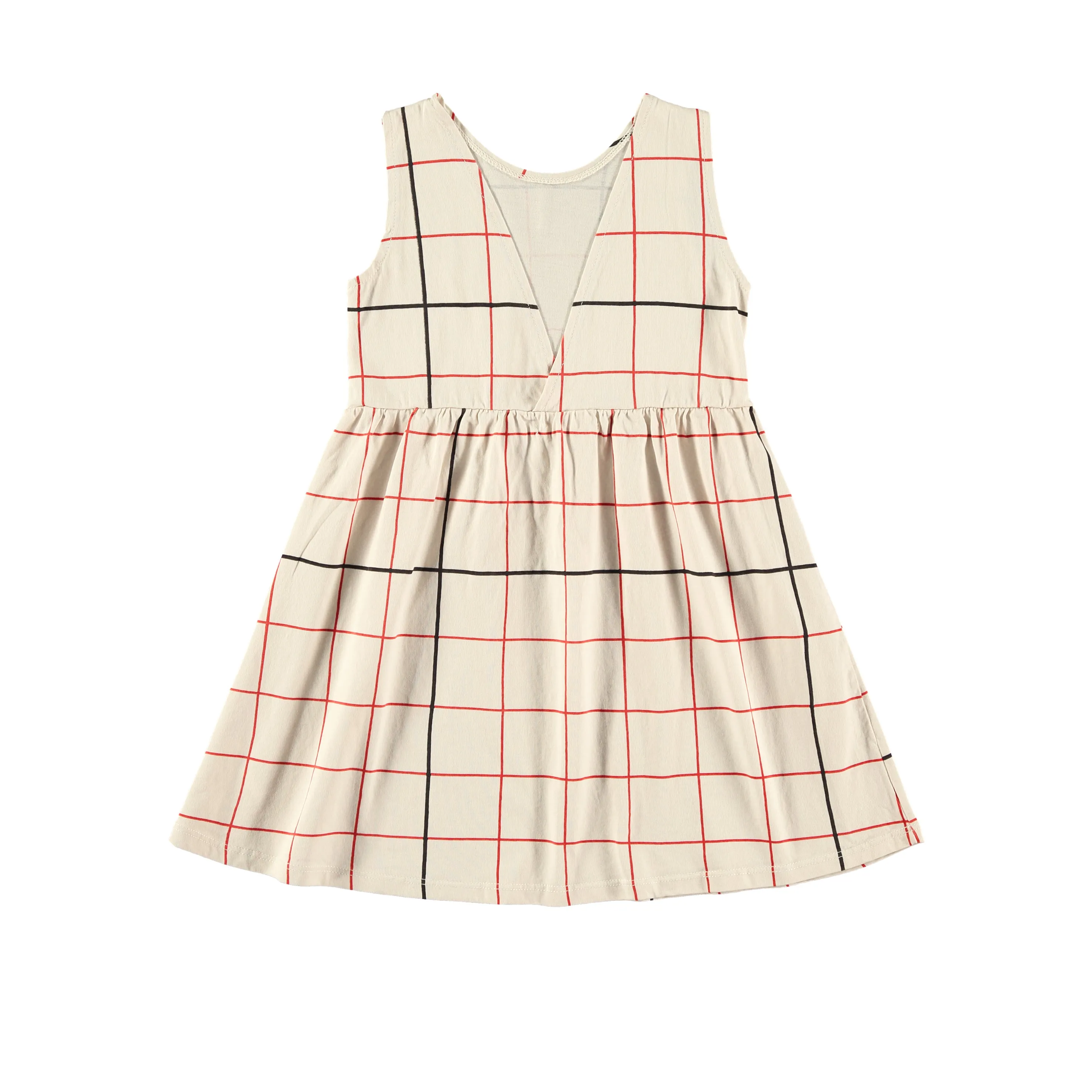 Dress Bloomers Grid Red