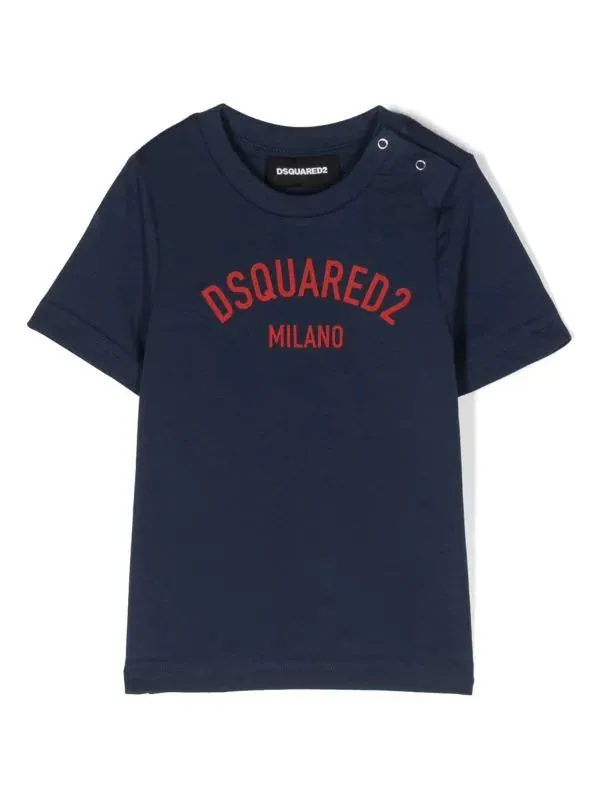 Dsquared2 Milano Navy Logo T-Shirt