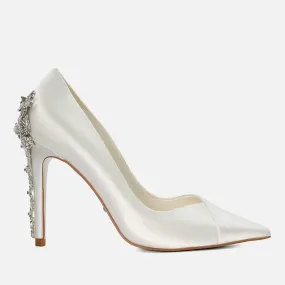 Dune London Women's Auras Satin Heeled Court Heels